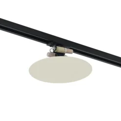 Moderne beige Deckenleuchte für Schienensystem 1-phasig 2-Lichter - Iconic Pulley