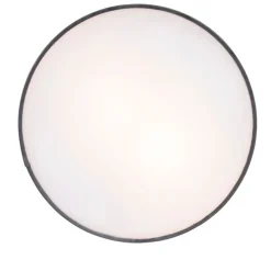 Moderne Deckenlampe grau 40 cm mit goldener Innenausstattung - Drum