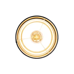 Moderne Deckenlampe Schwarz mit Gold - Elif