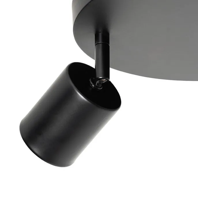 Moderne Deckenlampe schwarz verstellbar rund 3 Lichter - Java