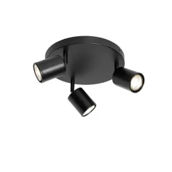 Moderne Deckenlampe schwarz verstellbar rund 3 Lichter - Java