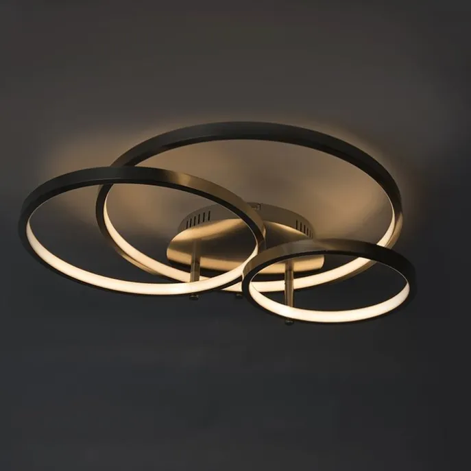 Moderne Deckenleuchte aus Stahl inkl. LED und Dimmer - Rondas