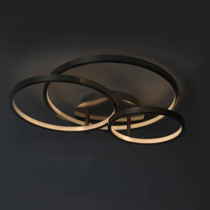 Moderne Deckenleuchte aus Stahl inkl. LED und Dimmer - Rondas