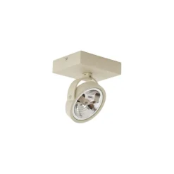 Moderne Deckenleuchte Beige G9 rund schwenk- und neigbar - Go