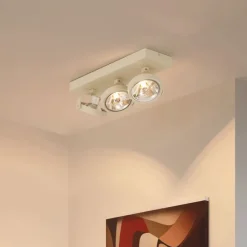 Moderne Deckenleuchte Beige G9 rund drehbar 3-flammig - Go