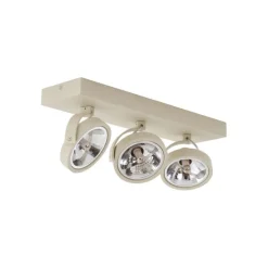 Moderne Deckenleuchte Beige G9 rund drehbar 3-flammig - Go