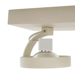 Moderne Deckenleuchte Beige G9 rund drehbar 3-flammig - Go