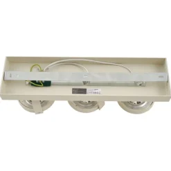 Moderne Deckenleuchte Beige G9 rund drehbar 3-flammig - Go