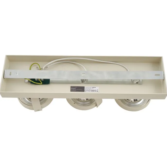 Moderne Deckenleuchte Beige G9 rund drehbar 3-flammig - Go