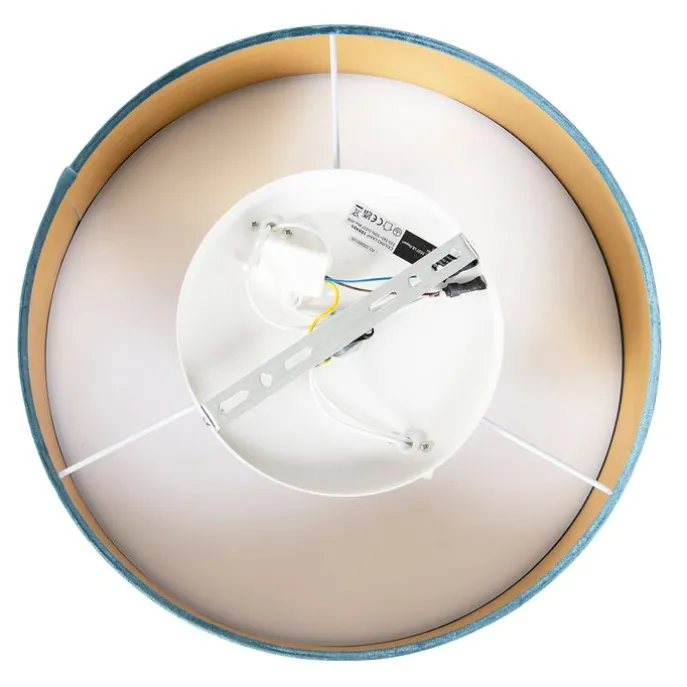 Moderne Deckenleuchte blau 40 cm - Drum