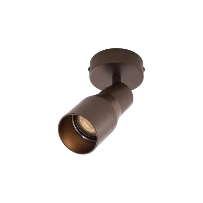 Moderne Deckenleuchte Dunkelbronze GU10 50mm rund - Stanley