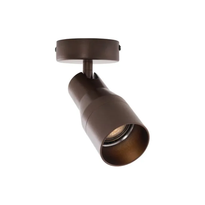 Moderne Deckenleuchte Dunkelbronze GU10 50mm rund - Stanley