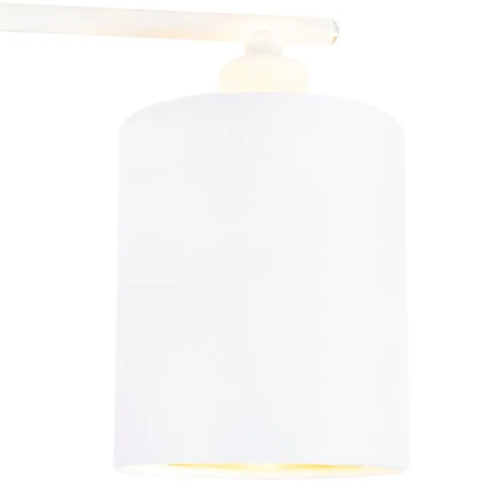 Moderne Deckenleuchte 6-Flammig weiß - Lofty