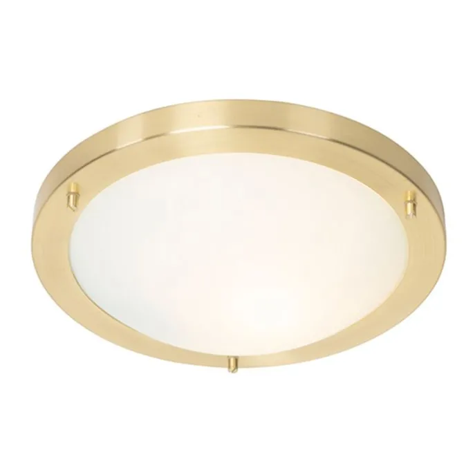 Moderne Deckenleuchte gold 31 cm IP44 - Yuma