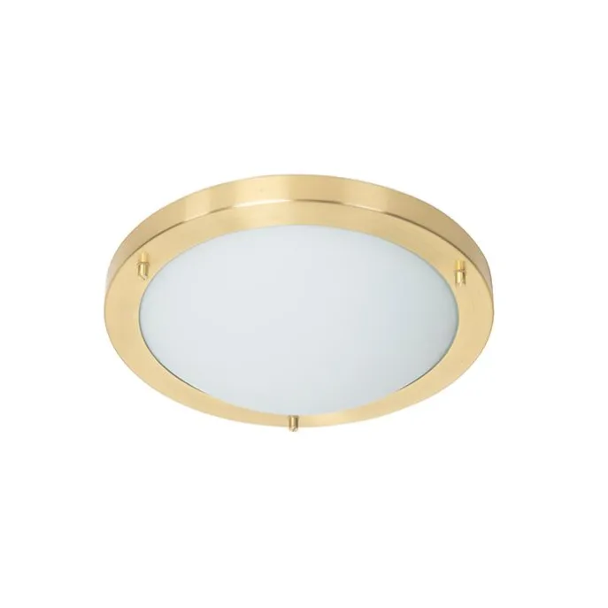 Moderne Deckenleuchte gold 31 cm IP44 - Yuma