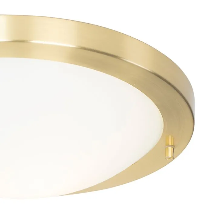 Moderne Deckenleuchte gold 31 cm IP44 - Yuma