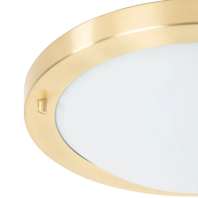 Moderne Deckenleuchte gold 31 cm IP44 - Yuma