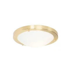 Moderne Deckenleuchte gold 31 cm IP44 - Yuma