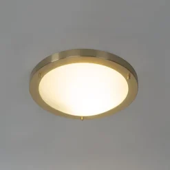 Moderne Deckenleuchte gold 31 cm IP44 - Yuma