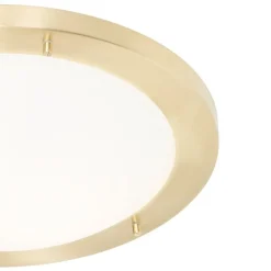 Moderne Deckenleuchte Gold 41 cm IP44 - Yuma