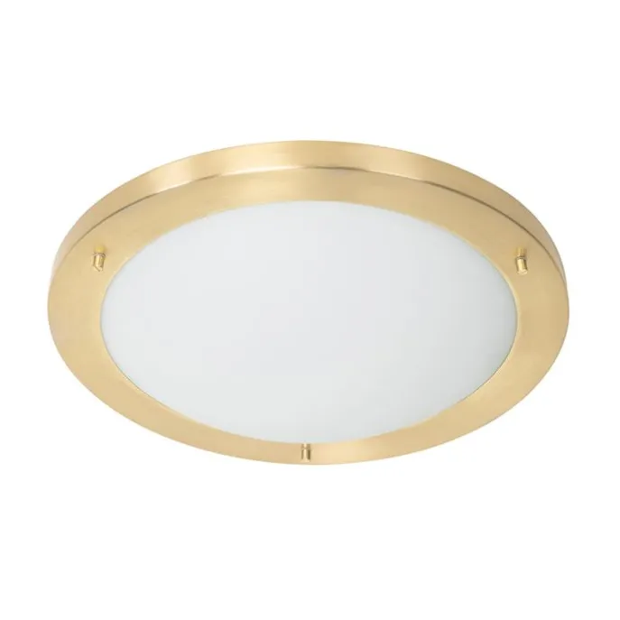 Moderne Deckenleuchte Gold 41 cm IP44 - Yuma
