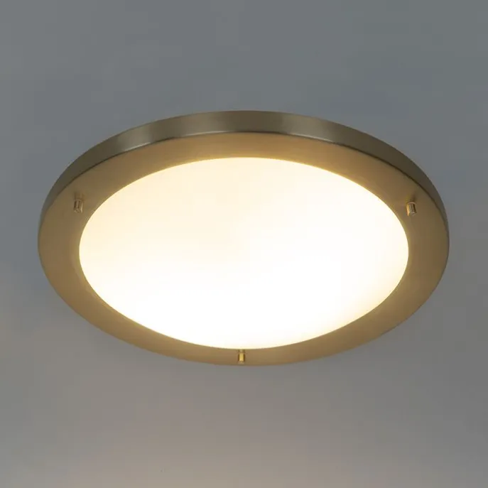 Moderne Deckenleuchte Gold 41 cm IP44 - Yuma