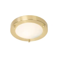 Moderne Deckenleuchte Gold 18 cm IP44 - Yuma