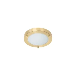 Moderne Deckenleuchte Gold 18 cm IP44 - Yuma