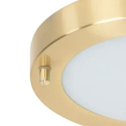 Moderne Deckenleuchte Gold 18 cm IP44 - Yuma