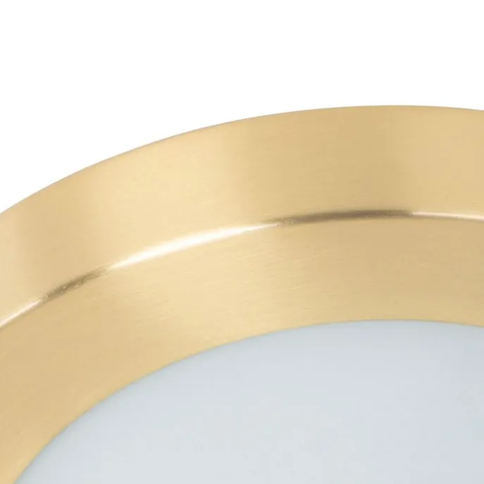 Moderne Deckenleuchte Gold 18 cm IP44 - Yuma