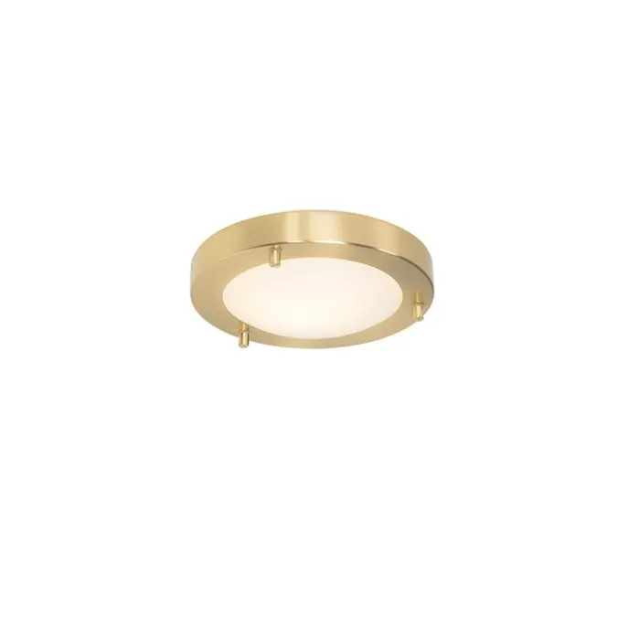 Moderne Deckenleuchte Gold 18 cm IP44 - Yuma
