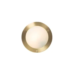 Moderne Deckenleuchte Gold 18 cm IP44 - Yuma