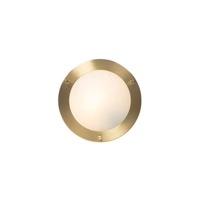 Moderne Deckenleuchte Gold 18 cm IP44 - Yuma