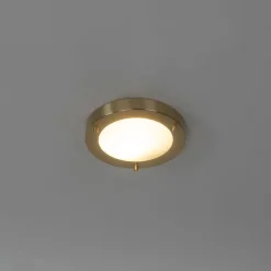 Moderne Deckenleuchte Gold 18 cm IP44 - Yuma