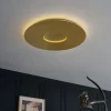 Moderne Deckenleuchte Gold 60cm inkl. LED 3-Stufen Dimmbar - Morning
