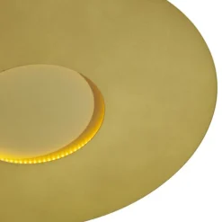 Moderne Deckenleuchte Gold 60cm inkl. LED 3-Stufen Dimmbar - Morning