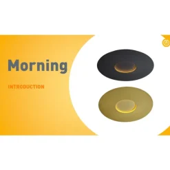 Moderne Deckenleuchte Gold 60cm inkl. LED 3-Stufen Dimmbar - Morning