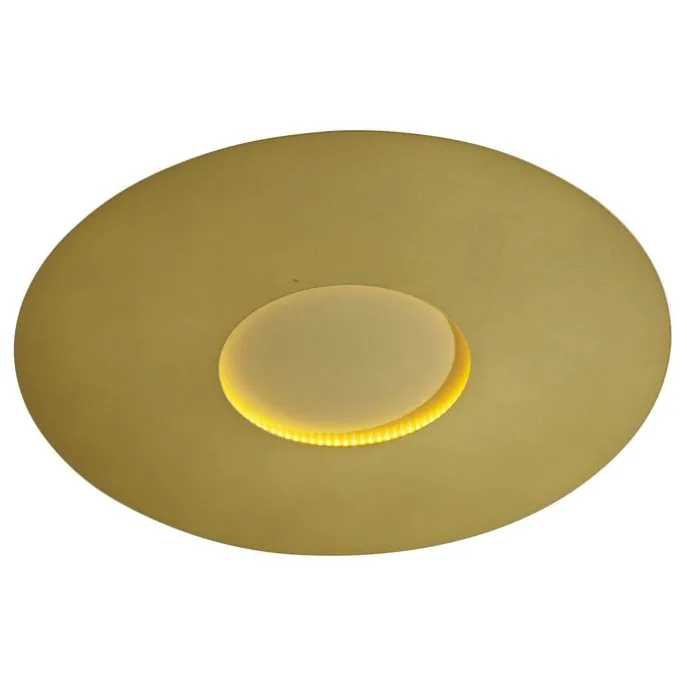Moderne Deckenleuchte Gold 60cm inkl. LED 3-Stufen Dimmbar - Morning