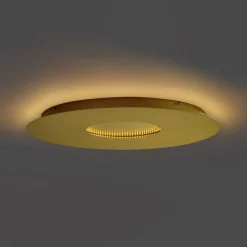 Moderne Deckenleuchte Gold 60cm inkl. LED 3-Stufen Dimmbar - Morning