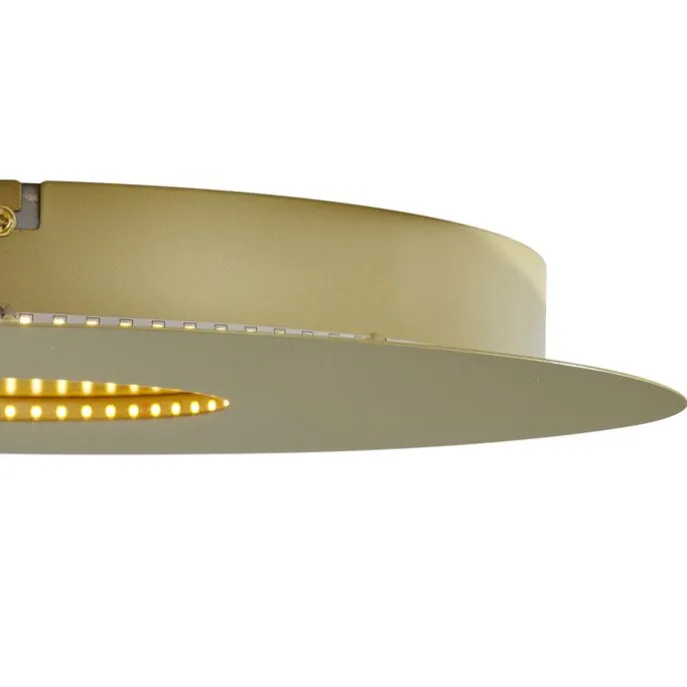 Moderne Deckenleuchte Gold 40cm inkl. LED 3-Stufen-Dimmbar - Morning