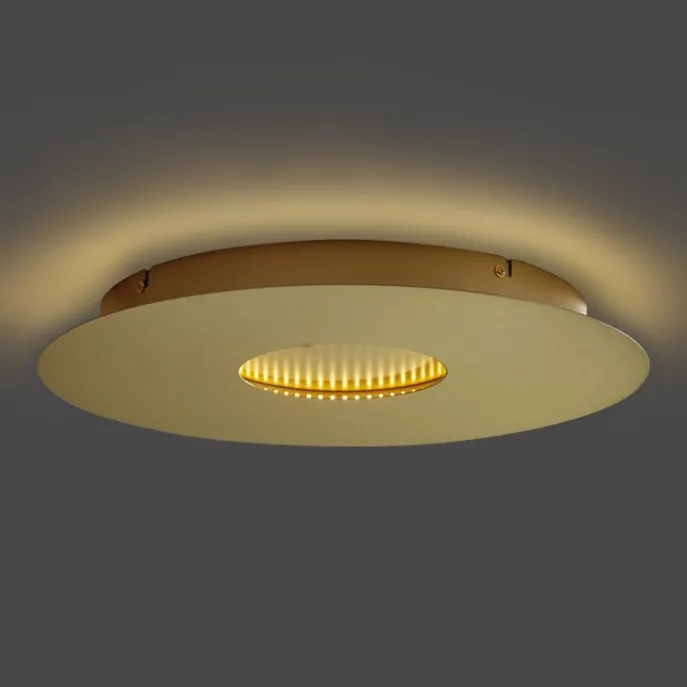 Moderne Deckenleuchte Gold 40cm inkl. LED 3-Stufen-Dimmbar - Morning