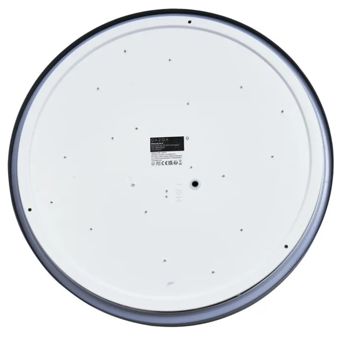 Moderne Deckenleuchte Grau mit Weiß 48cm inkl. LED Dimmbar RGB - Kanton