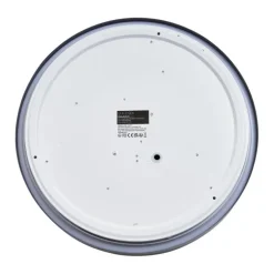 Moderne Deckenleuchte Grau mit Weiß 38cm inkl. LED Dimmbar RGB - Kanton