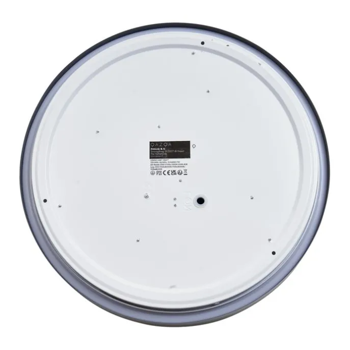 Moderne Deckenleuchte Grau mit Weiß 38cm inkl. LED Dimmbar RGB - Kanton