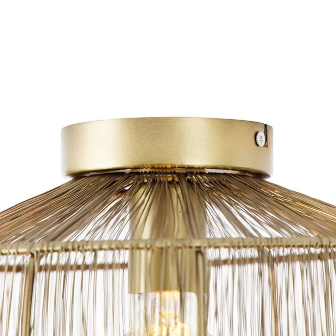 Moderne Deckenleuchte Messing 30 cm - Bolti