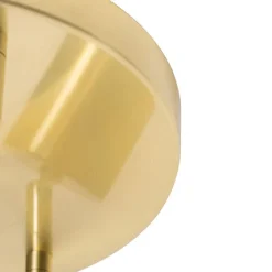 Moderne Deckenleuchte Messing verstellbar rund 3 Lichter - Java