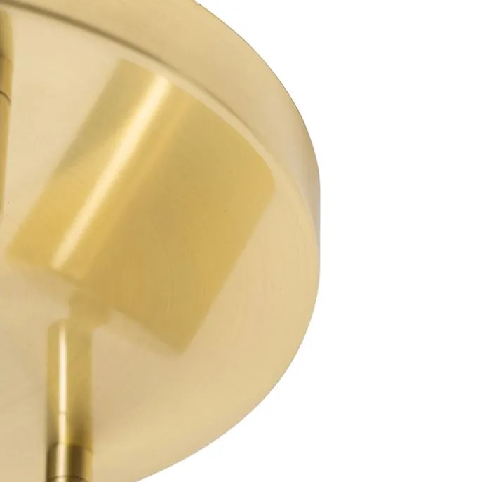 Moderne Deckenleuchte Messing verstellbar rund 3 Lichter - Java