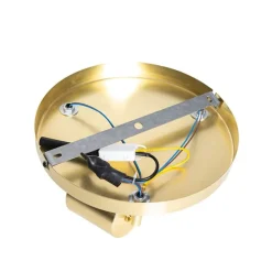 Moderne Deckenleuchte Messing verstellbar rund 3 Lichter - Java