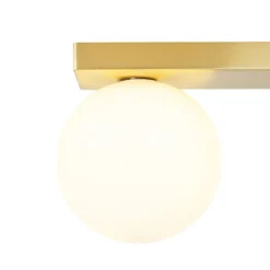 Moderne Deckenleuchte Messing 2-flammig neigbar - Lesly