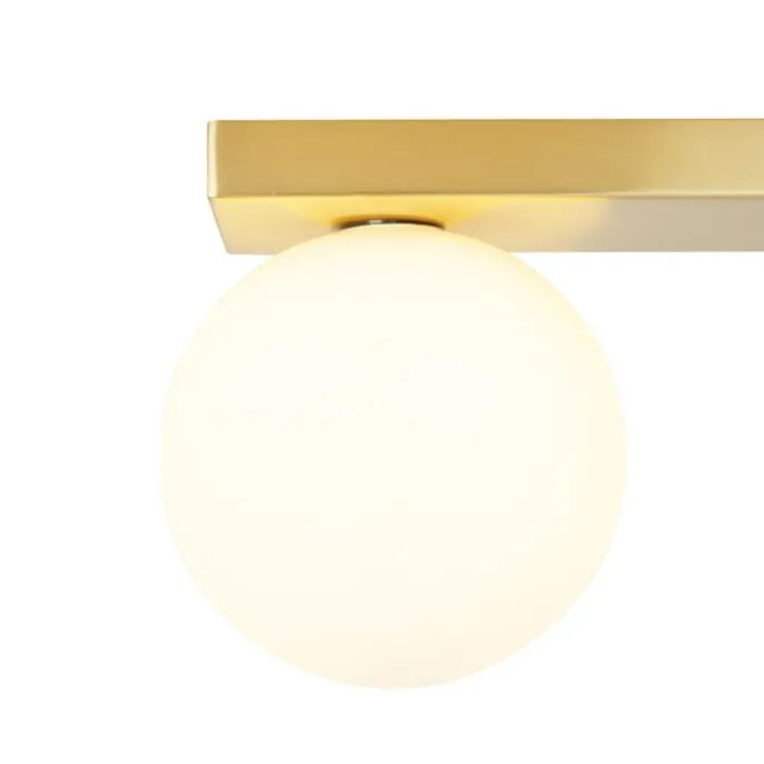 Moderne Deckenleuchte Messing 2-flammig neigbar - Lesly